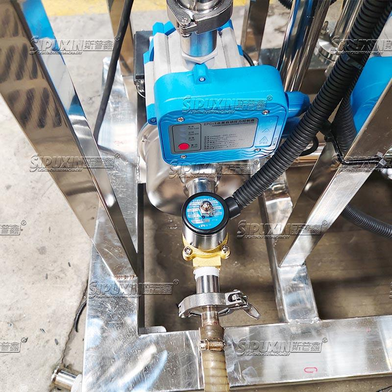 Automatic Mobile Stainless Steel Liquid Level Sensing Disperser Mixer with AC Motor Corrosion Resistant Industrial Stirrer