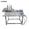 Double Heads Pneumatic Cream Ointment Lotion Semi Automatic Liquid Paste Filling Machine Lube Filler Oil Filling Machine