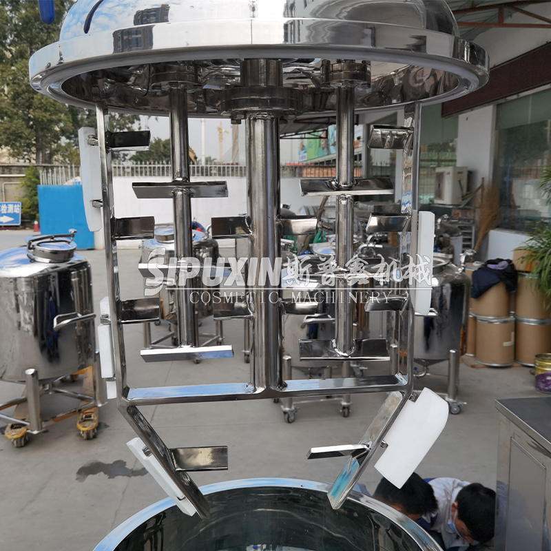 Factory Customize Vacuum Homogenizing Emulsifier Homogenizer Skin care Production Lotion Mixer