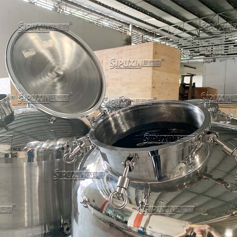 Best Selling Fixed Full-Sealing Stainless Steel Liquid Oil Storage Tank