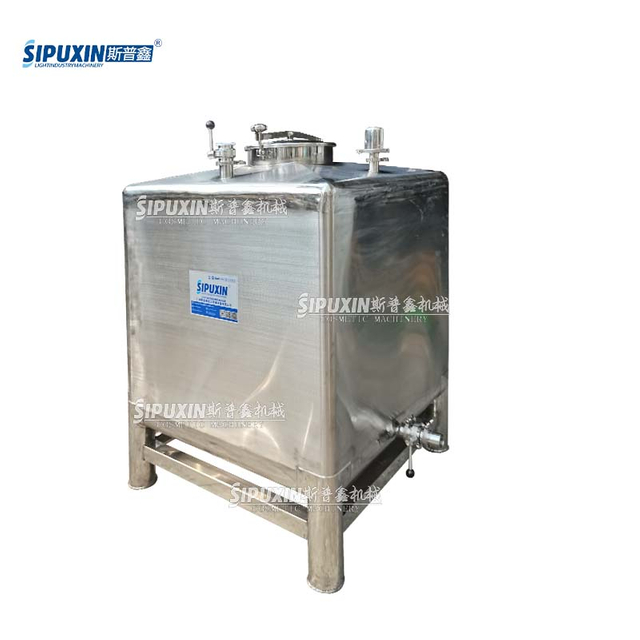 SPX 100L Sanitary Grade Perfume Storage tank Stainless Steel Storage Tank For Cosmetic Liquid Products