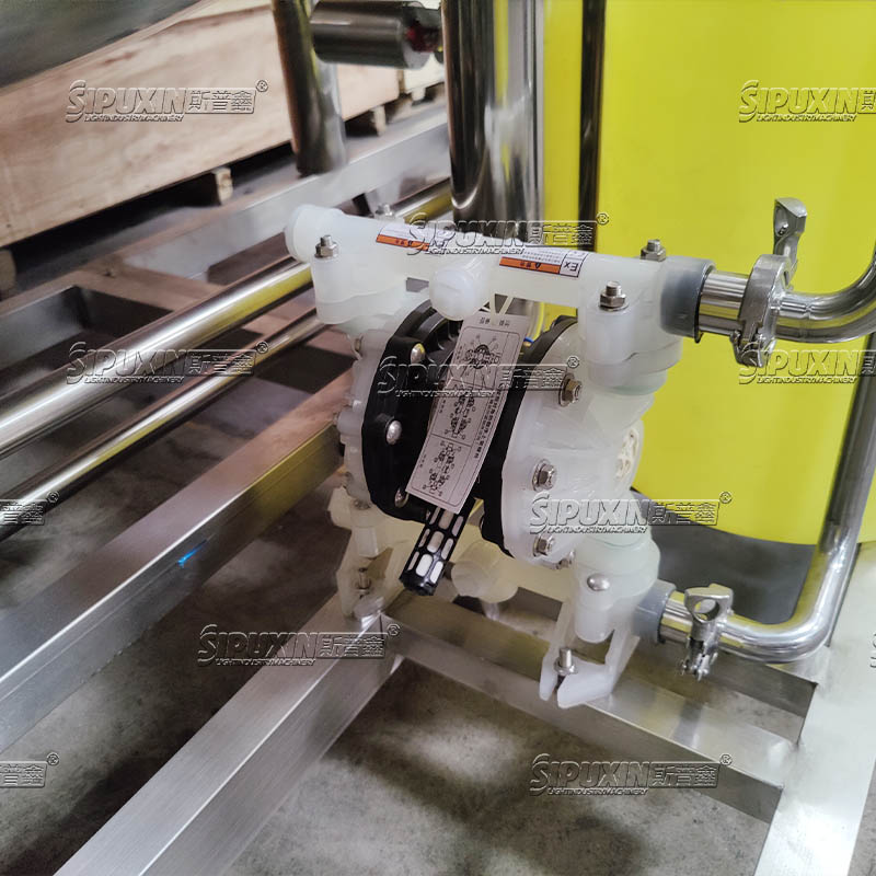 SPX Water Tank Perfume Making Machine Mixing Tank Perfume Pneumatic Dispersion Storage Tank