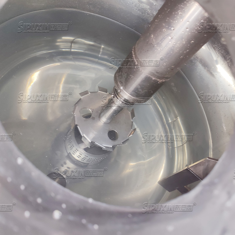 New Type Safer Small Capacity Explosion-proof Vacuum Homogenizing Emulsifying Mixer