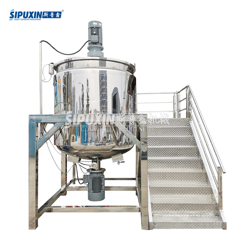 Hot Products 1000L Industrial Mixing Tank Water Based Mixing Pot Liquid Soap Shampoo Kitchen Cleaning Solvent Making Equipment