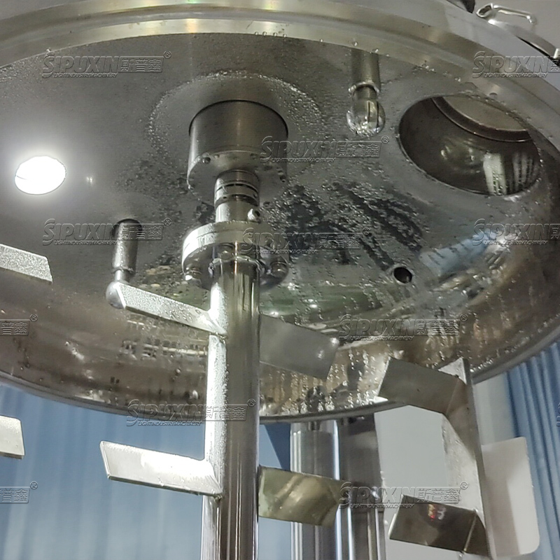 2023 New Blender in Stainless Steel Vacuum Homogenizing Emulsifying Mixer For Cosmetic Cream