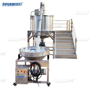 SPX Customize Single Layer Mixing Tank High Quality Stainless Steel Liquid Soap Making Equipment With Loading Pump