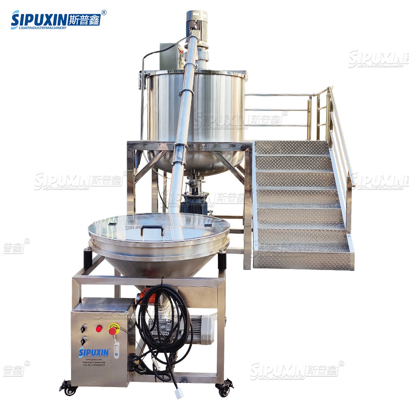 SPX1000L Liquid Washing Mixing Pot Stainless Steel Mixing Tank Soap Manufacturer Direct Sale From Factory