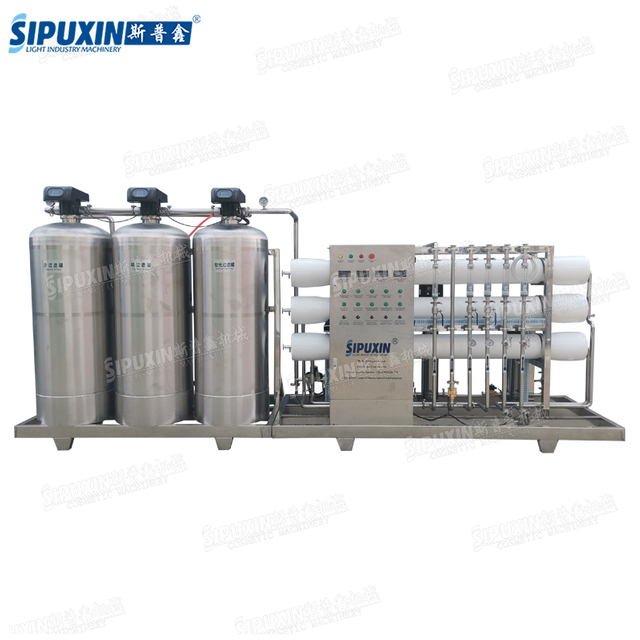 Capacity 2T SRO-2-SS-2000 Reverse Osmosis Water Treatment System For Cosmetic Pure Water 