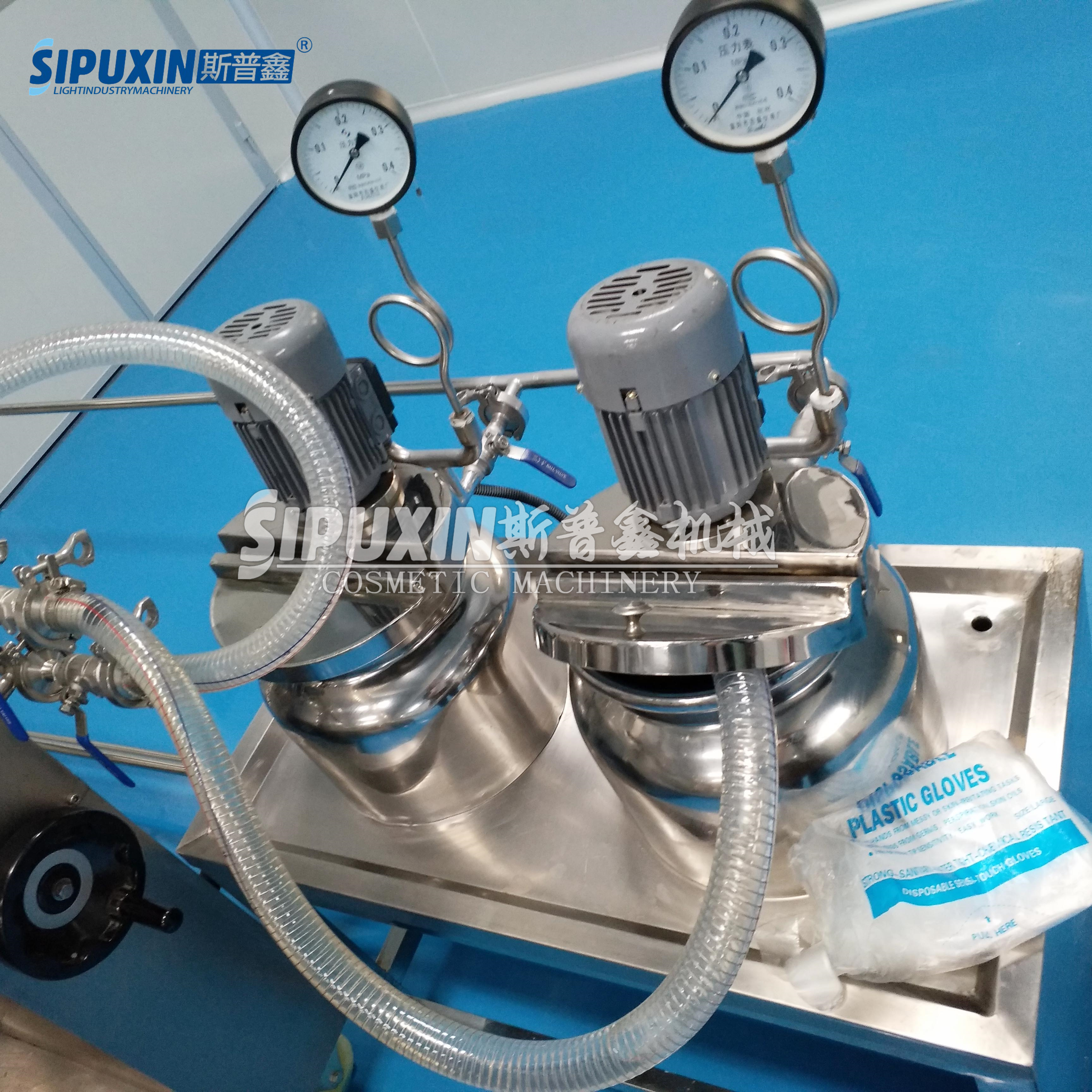 SPX 5L Vacuum Emulsifying Homogenizer with Press-button Switch for Chemical