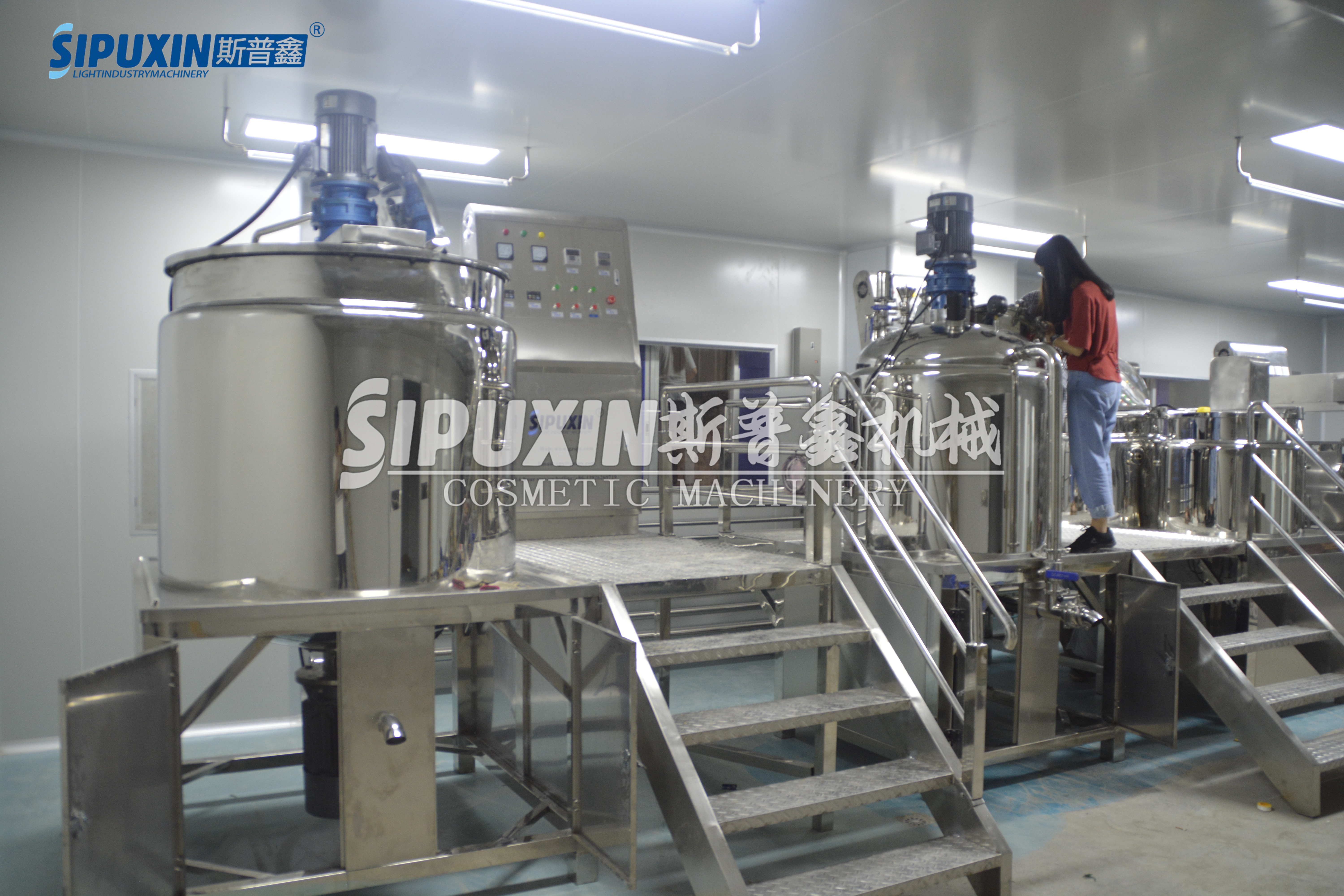 Sipuxin Liquid Detergent Agitator Tank for Cosmetic Daily Chemicals