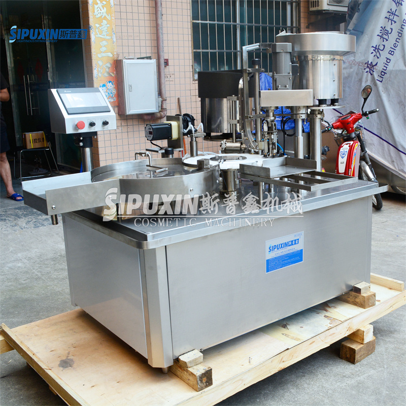 Automated Injection Vial Filling Capping Machine for Pharmaceuticals Cosmetic 