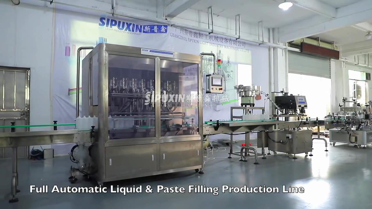 8 Heads Double Servo Driven Filling Capping Labeling Machine