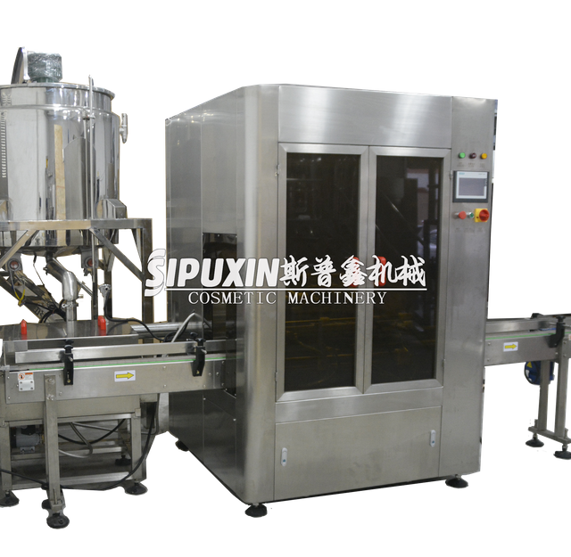 High‑precision Automatic Double Head Constant Temperature Filling Machine Heating Mixing Filler for Cosmetic Paste