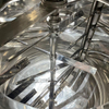 6000 L Lifting Vacuum Manhole Sealing Mixing Emulsifier Machine with inline Emulsifying Pump for Cosmetics Cream Suace ketchup mayonnaise