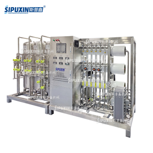 2000L PLC HMI Control Panel 2 Stage Sanitary Stainless Steel Water Treatment Machinery With EDI