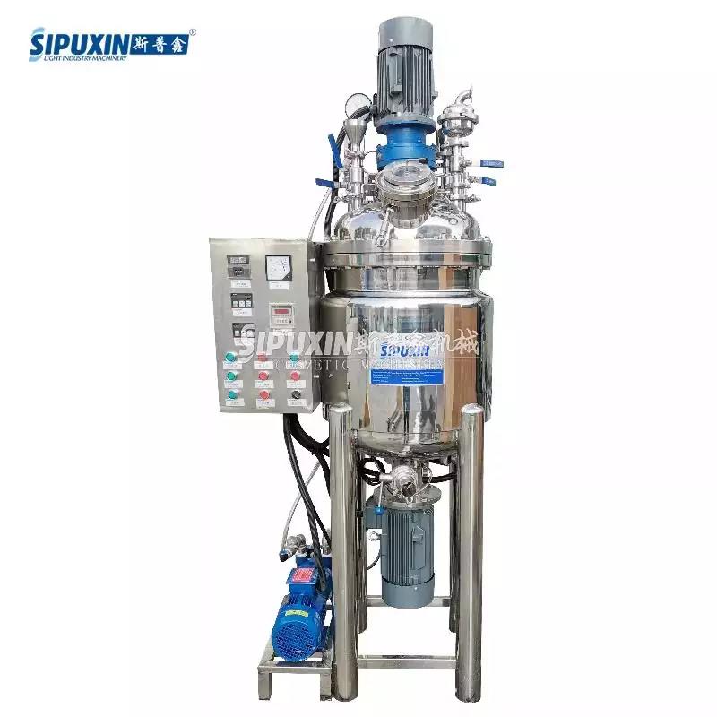 Cosmetic Liquid Mix Tank Shampoo Detergent Soap Making Machine Daily Chemical Mixer with Agitator