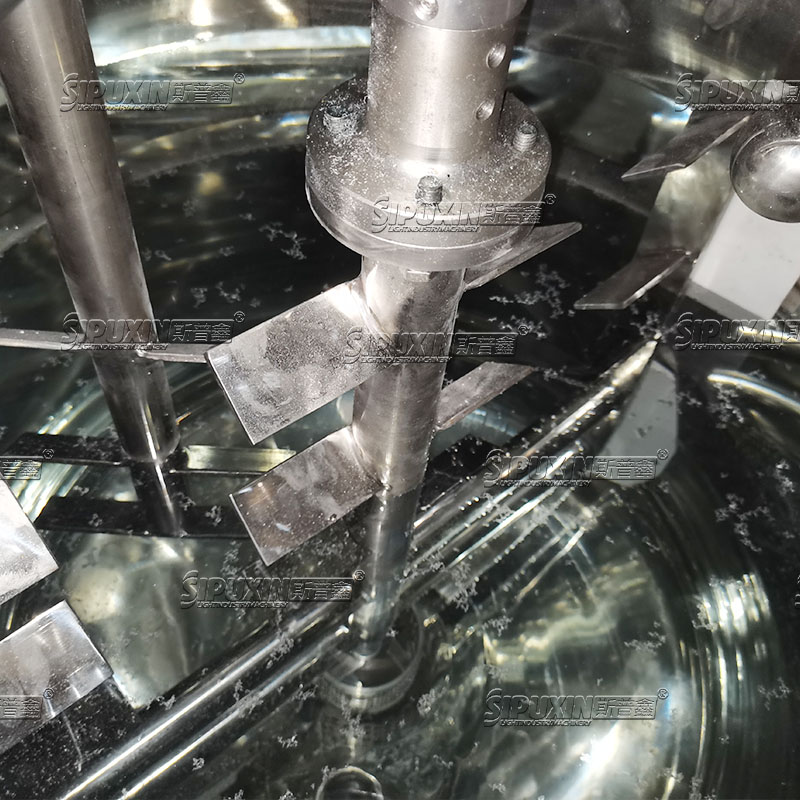 SPX High Speed Vacuum Homogenizing Emulsifying Machine For Making Cream Body Lotion