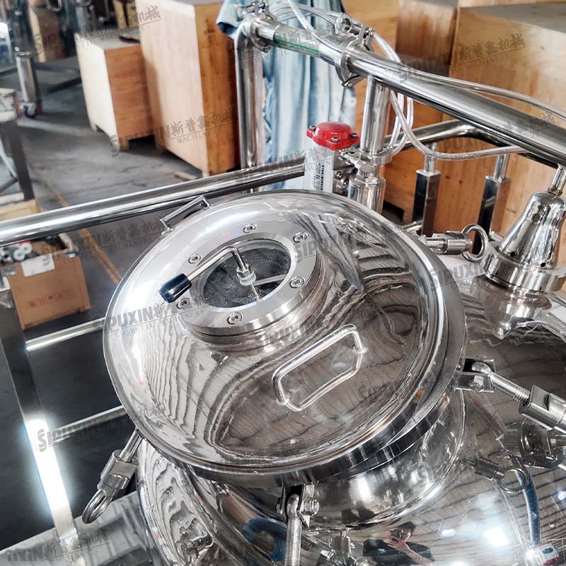 New Arrival 500L Standard Vacuum Emulsifier Mixer Hydraulic Lifting Type Vacuum Emulsifier Tank