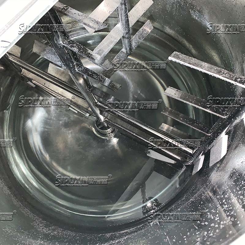 SPX High Speed Vacuum Homogenizing Emulsifying Machine For Making Cream Body Lotion