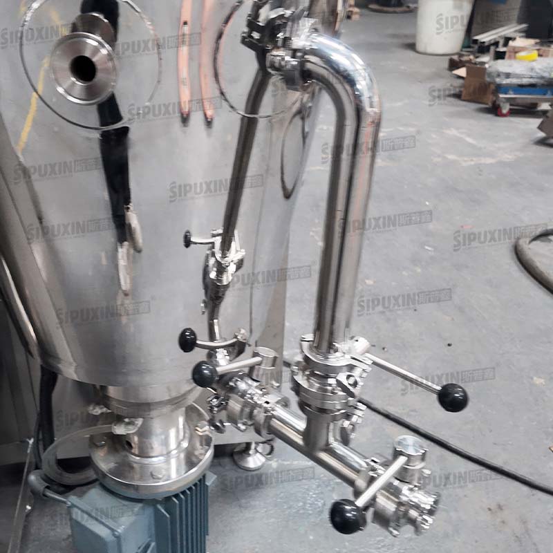 SPX 30L Lab Vacuum Emulsifier Mixer-internal And External Circulation