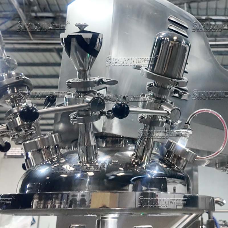30L SUS316L Laboratory Conical Bottom Lifting Emulsifier High Shear Mixing Equipment