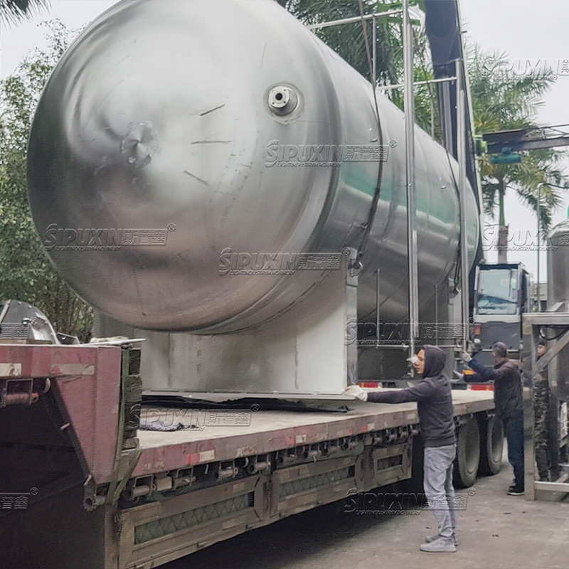 Custom Design Horizontal Storage Tank Stainless Steel 316 Material Tank Industrial Storage Tank