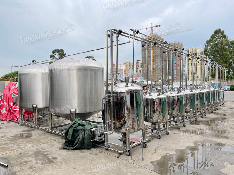 Sipuxin 12000L Mixing Storage Tank For Perfume Exprod-proof Motor 