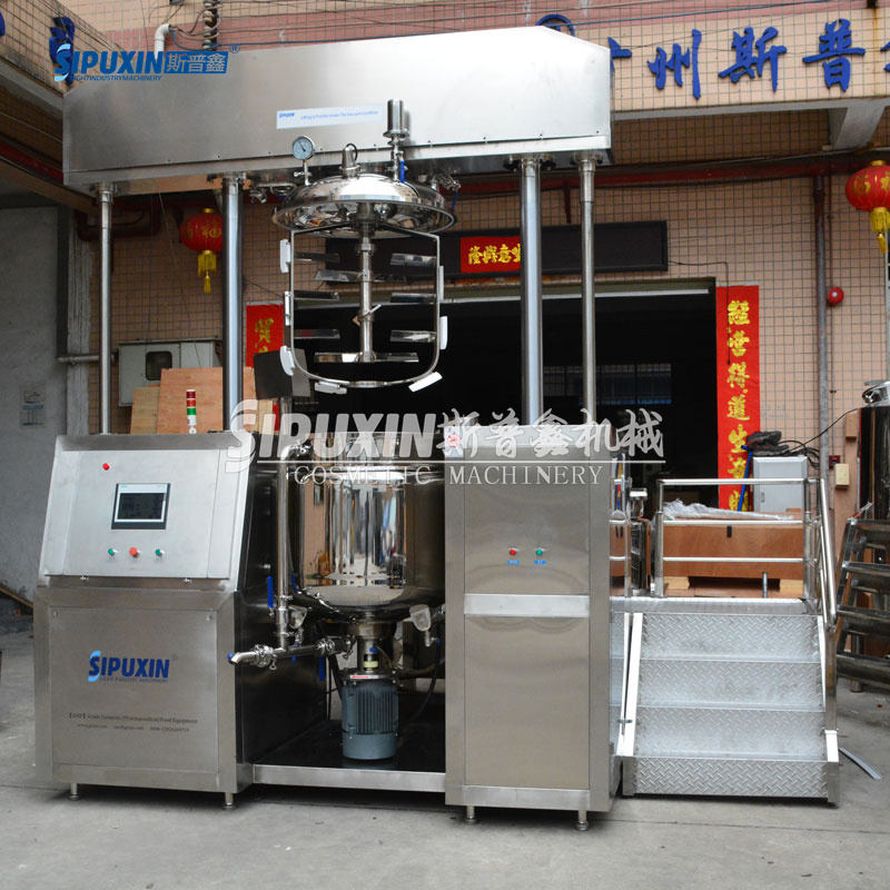 300L Electric Heating External Circulation Vacuum Homogenizer Mixer