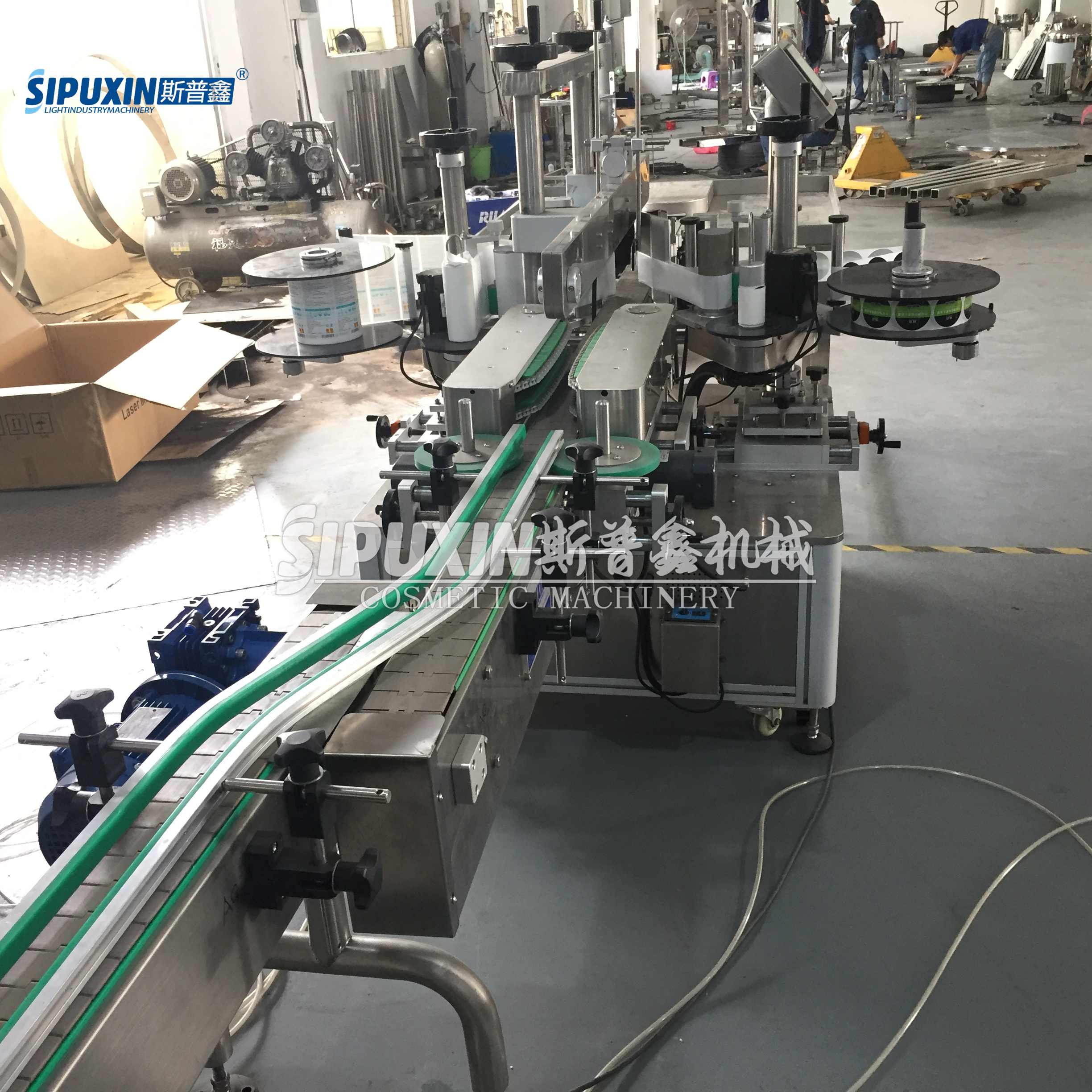 8 Heads Filling Linear High Speed Capping Labeling Machine