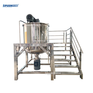 Single-Layer 1000L Mixing Tank with Efficient Mixer for Cosmetic Processing High Quality Mixing Equipment