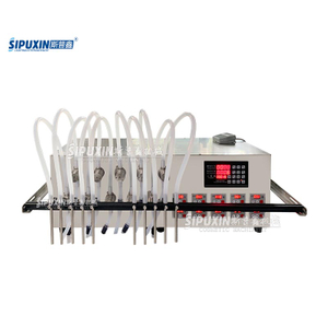 Semi-auto Water Filling Machine 10 Heads Juice Milk Filling Machine Beverage Filler Magnet Pump Filling Machine