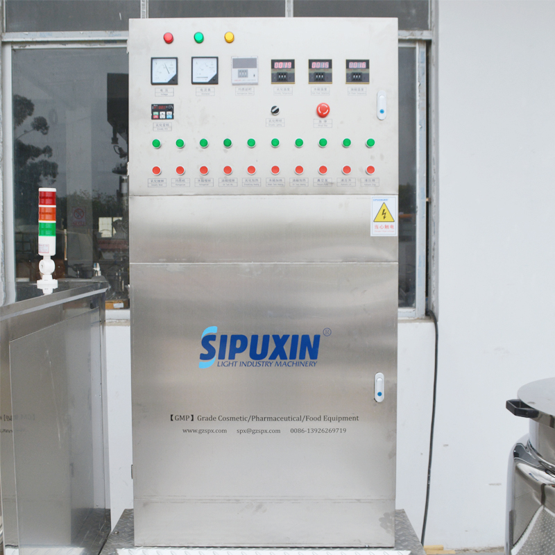 200L Stainless Steel Vacuum Homogenizing Emulsifying Mixing Machine for Cosmetics Cream Ketchup Mayonnaise Production