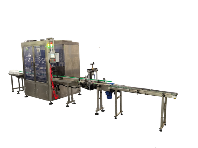 6- nozzzle automatic liquid filling machine with capping device for food detergent and alcohol