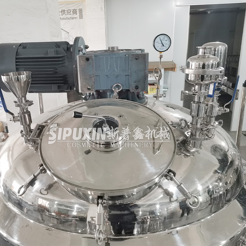 1000L Fix-type Cosmetic Making Machine Vacuum Homogenizing Emulsifier Homogenizor Mixer