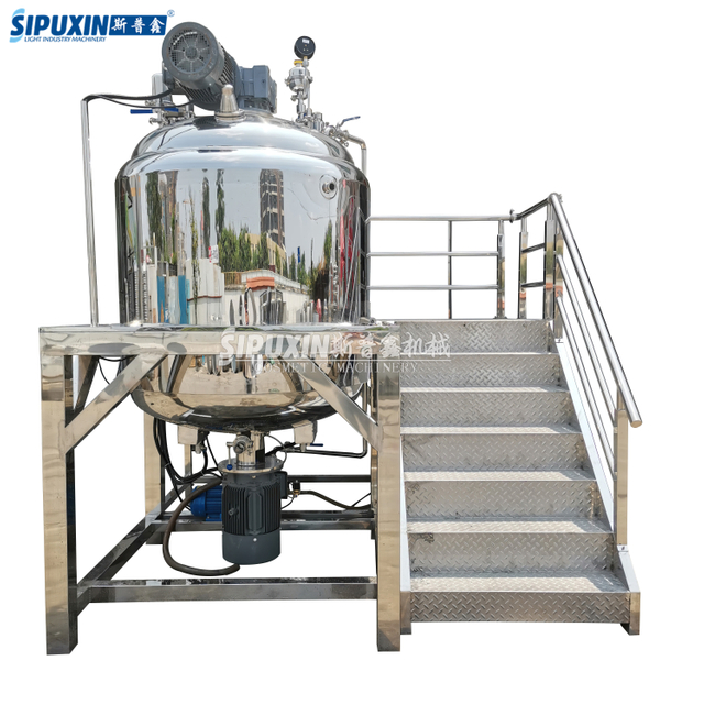 High Quality Fix-type Vacuum Emulsifier Mixer Homogenizing Mixer Cosmetic