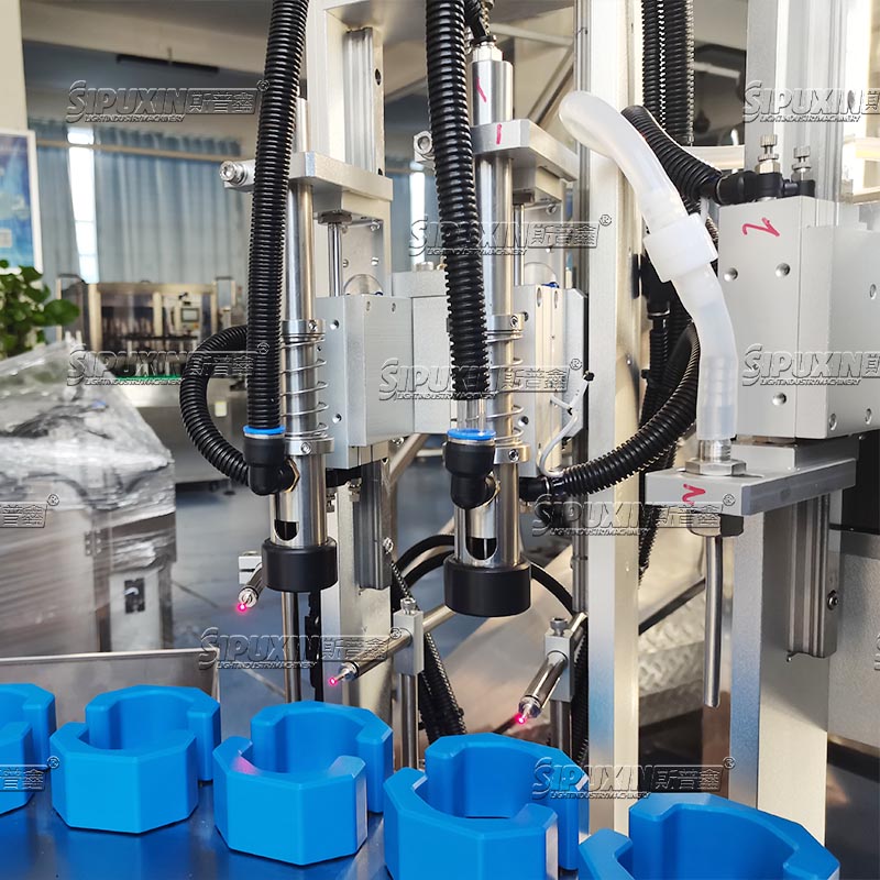 Fully Automatic Pneumatic Chuck Type Cosmetic Perfume Filling Machine