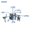 Automatic Turntable Perfume Filling Machine Chuck Type Cosmetic Liquid Filler