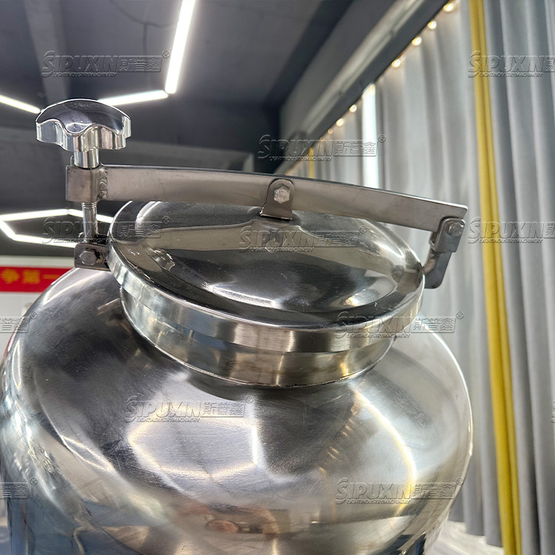 SPX V-type Water Tank Perfume Making Machine Mixing Tank Perfume Pneumatic Dispersion Storage Tank