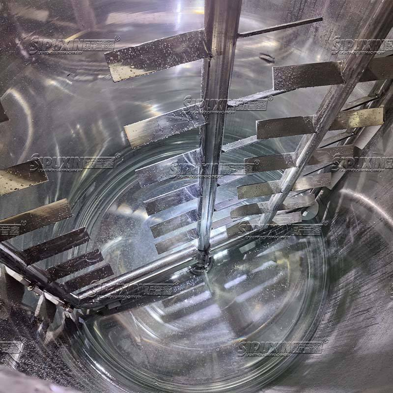 High Shear 250L Automatic Combination Tank Hydraulic Lifting Vacuum Homogenizer Emulsifier with Motor for Cosmetics and Food