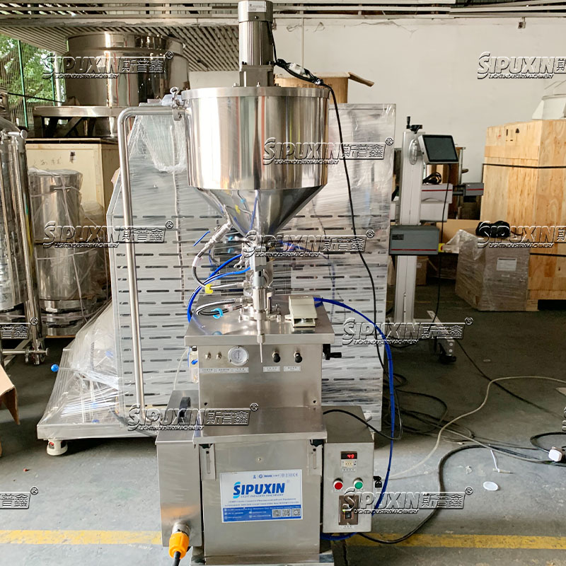 Semi-Auto Vertical Filling Machine (304 Stainless Steel) | for Viscous Liquids, Pastes, Cosmetics & Food