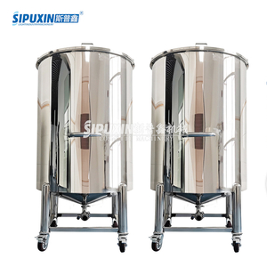 Good Polishing Storage Tank With Movable Wheels 316L Stainless Steel Storage Tank