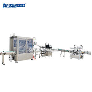 High Precision Full Automatic Bottle Liquid Filling Capping and Labeling Machine For Liquid Washing Detergent