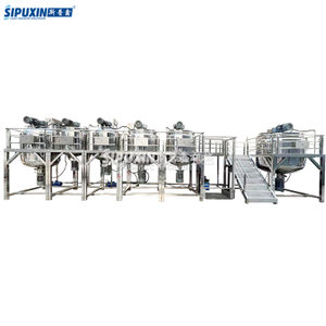  SZR-F Combined Cream Mixng Homogeneous Emulsifying Machine For Cosmetic