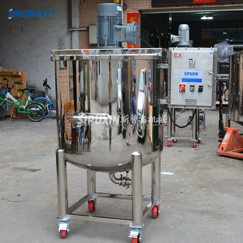 500L Removable Industrial Mixing Tanks with Explosion-proof Electric Machine 