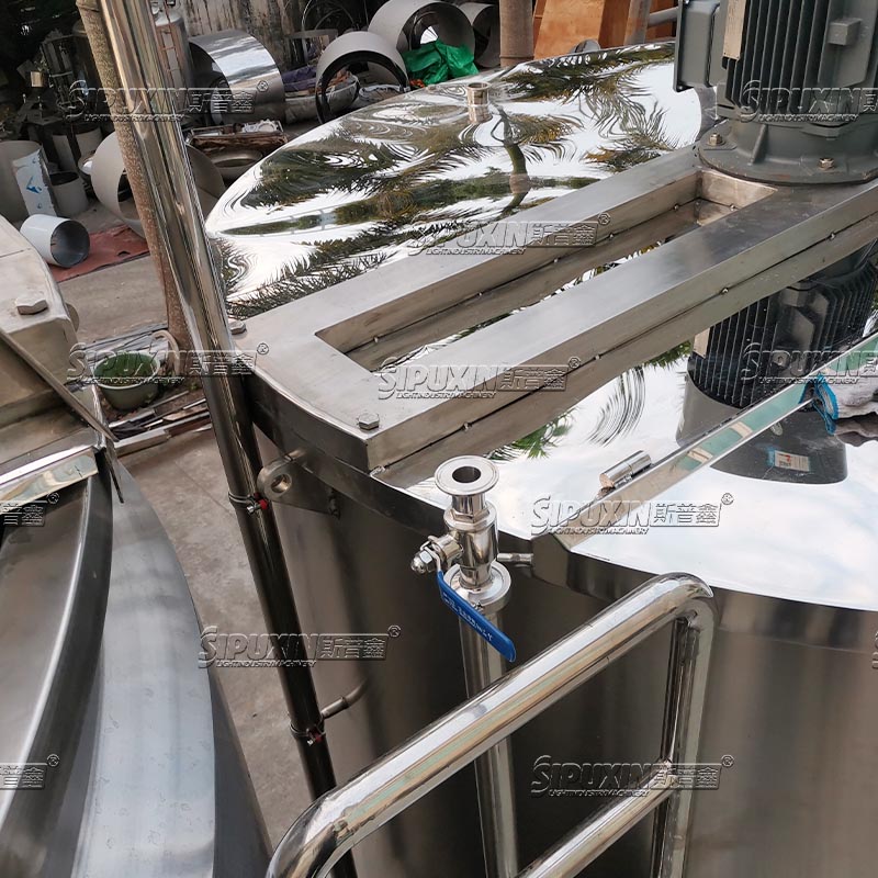 New Arrival 10KLX2 Customized Stainless Steel Mixing Tank Blending Mixer for Shampoo Production