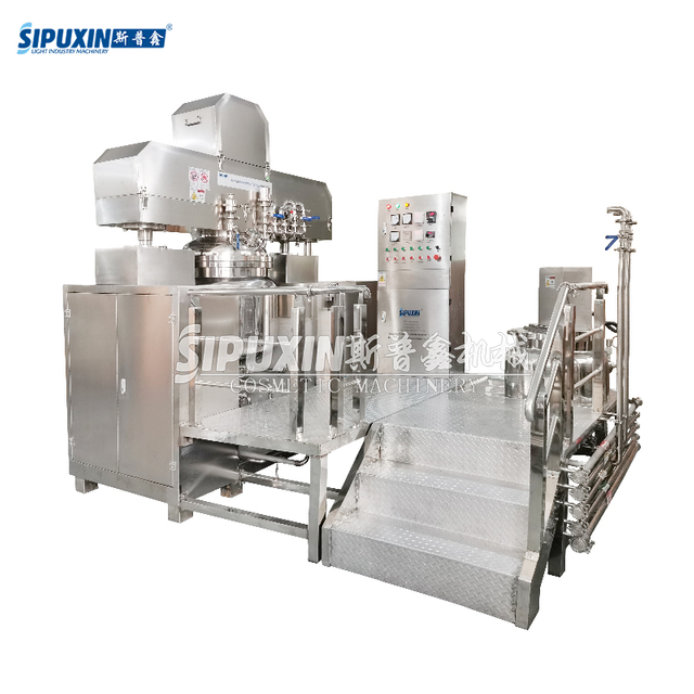 Industrial Food Emulsifier For Mayonnaise Oil Vacuum Homogener Emulsifying Machine