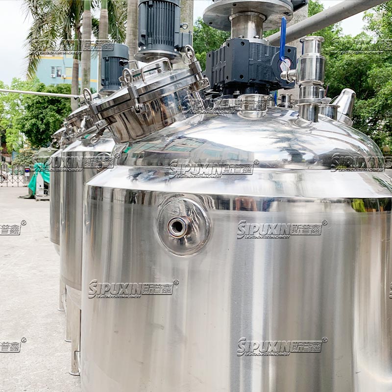 Small Capacity Fixed Type Vacuum Emulsifier Mixer