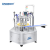 Automatic Rotary Perfume Cleaning Filling Crimping collaring machine perfume filling machine 