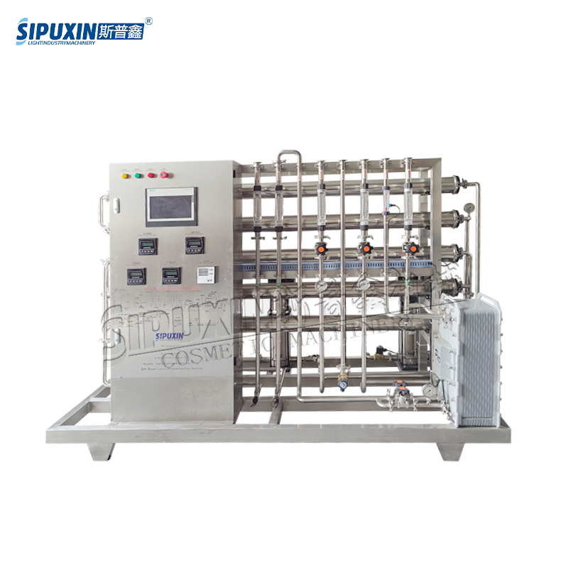 Hot Sale 98% Desalination Rate 1000L Secondary Reverse Osmosis Water Treament Machinery EDI