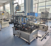 High Speed Fully Automatic Round Bottle Labeling Machine Label Sticker Machine 2 Sides Labeling Machine For Plastic Bottles Cans